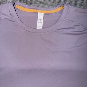 RHONE Mens XL/TG Lavender Performance Training Short Sleeve Shirt
